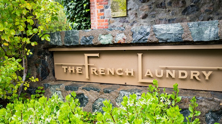 The French Laundry sign