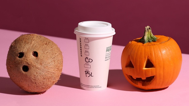 Pumpkin spice with coconut milk