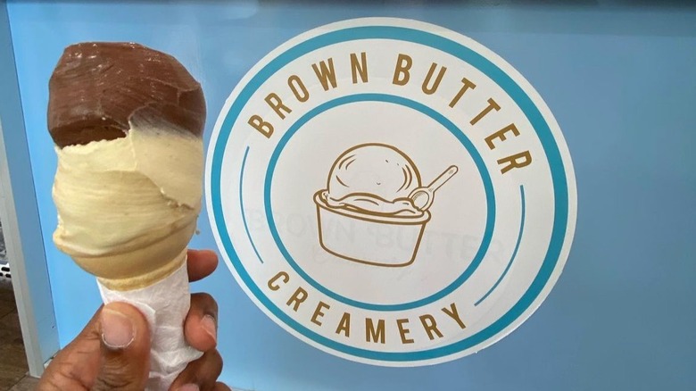 brown butter creamery cone