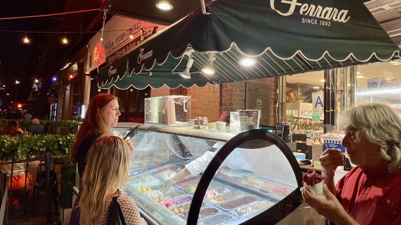 ferrara cafe bakery gelato cart