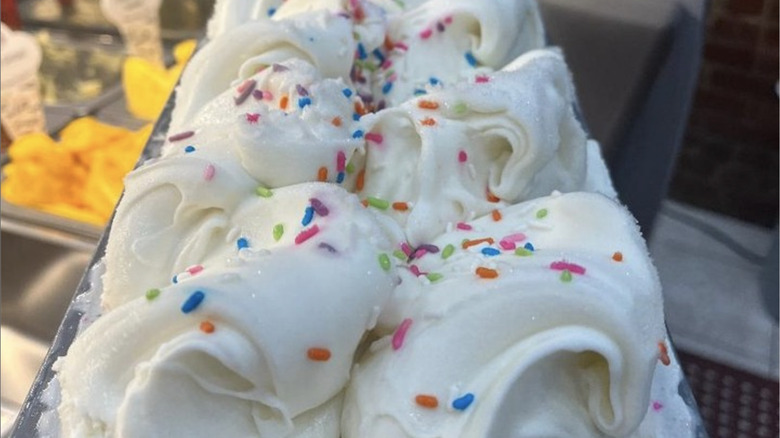 Birthday cake gelato