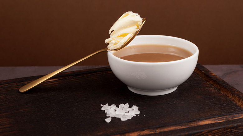 tibetan tea with butter