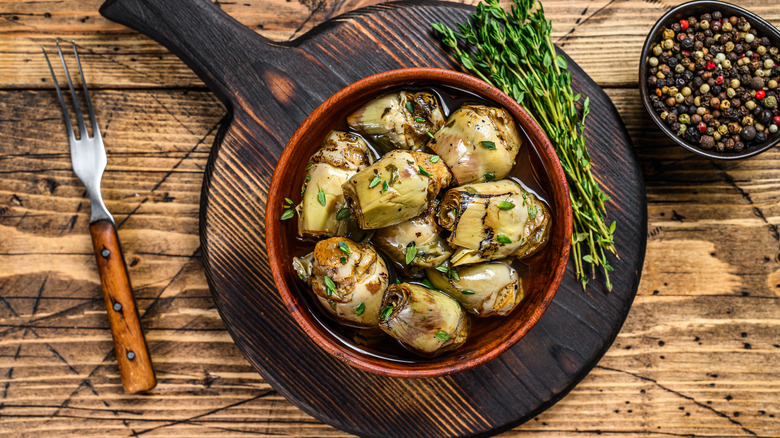 canned marinated artichokes