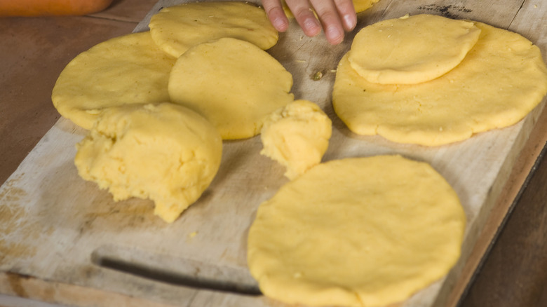 cornmeal dough