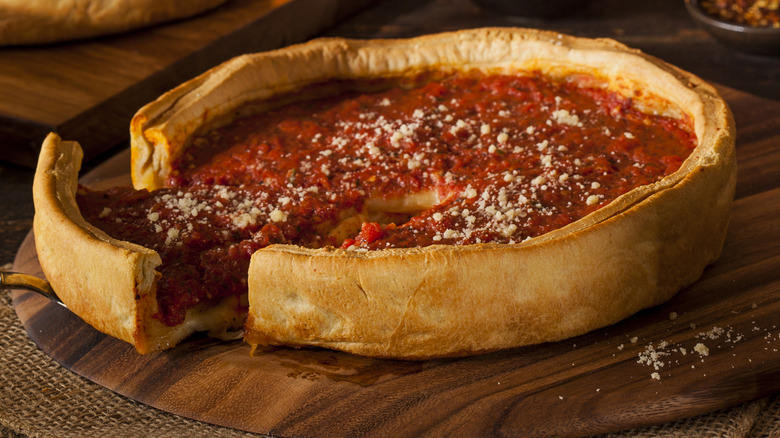 Chicago deep dish pie