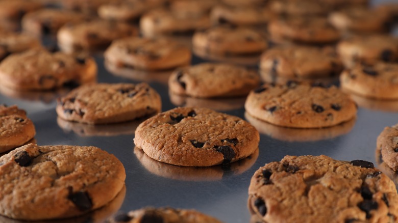 Cookies on sheet pan