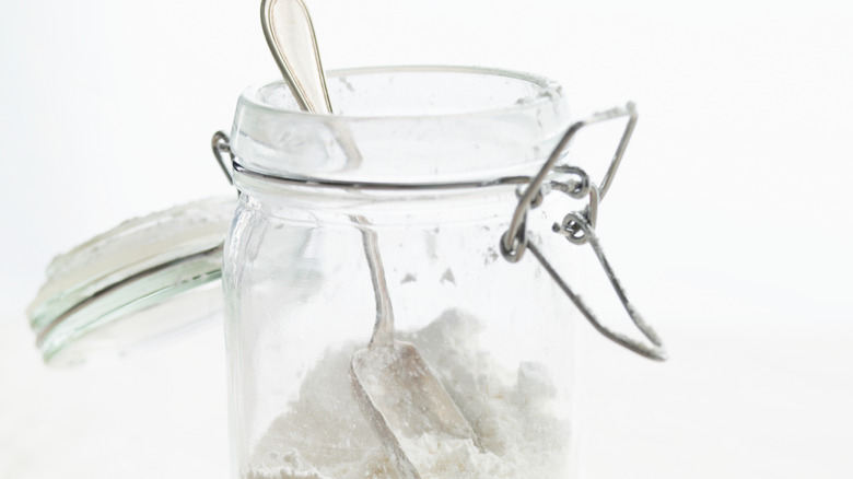 Flour jar with spoon