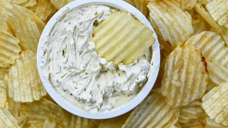 Ripple chip with dip