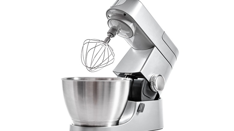 Stand mixer white background