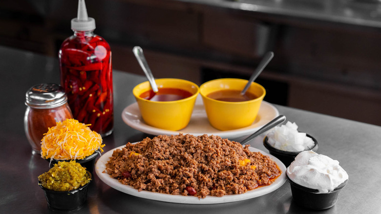 serving of Kansas City chili