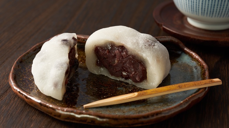 mochi with anko 