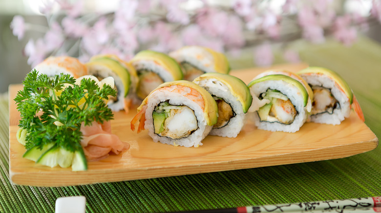 Boston roll sushi