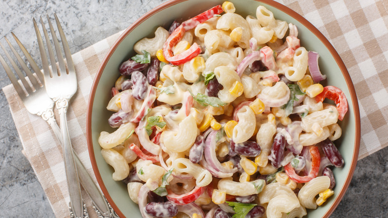 Ranch pasta salad