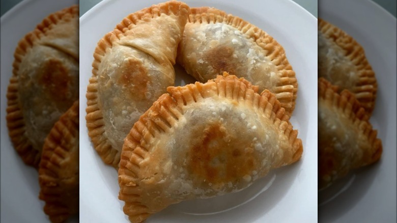 plate with fried pies