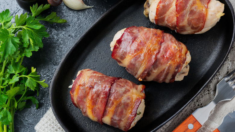 chicken wrapped in bacon