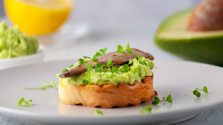 sardine on avocado toast