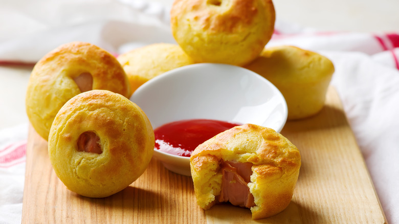 corn dog muffins