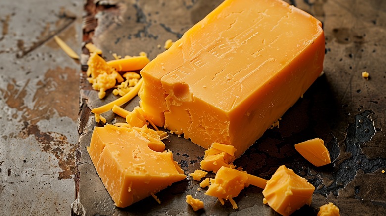 yellow cheddar cheese