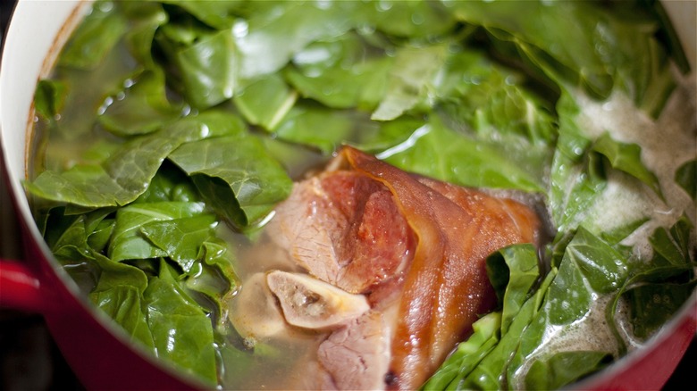 collards with ham hock