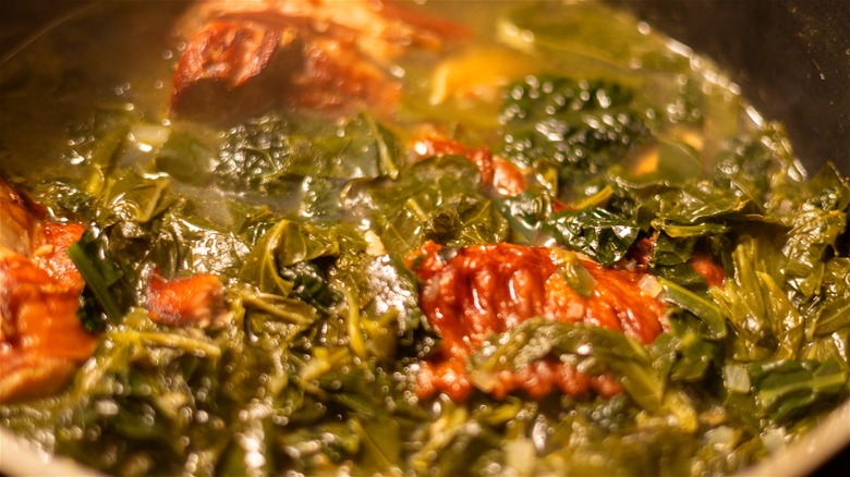 collards with smoked turkey