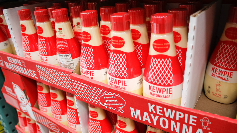 Kewpie mayo on shelf