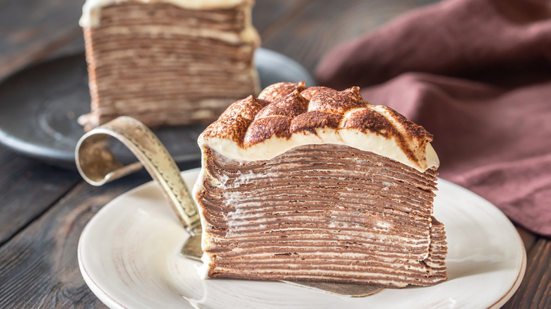 crepe cake with layers