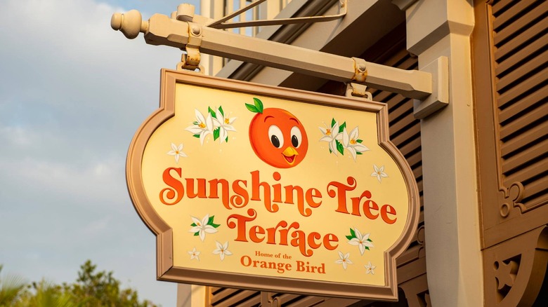 Sunshine Tree Terrace sign