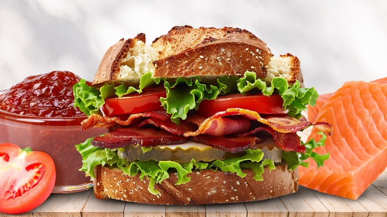 BLT with selection of ingredients