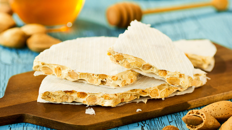 turron dessert pieces