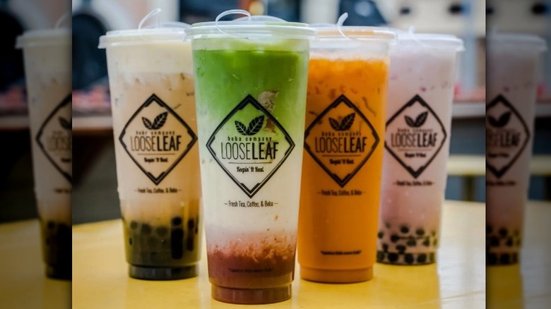 loose leaf boba drinks