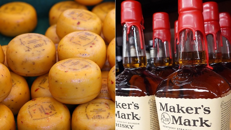 Maker's Mark and gouda wheels