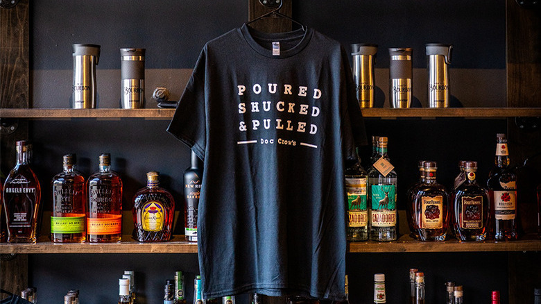 Doc Crow's Smokehouse and Raw Bar merchandise