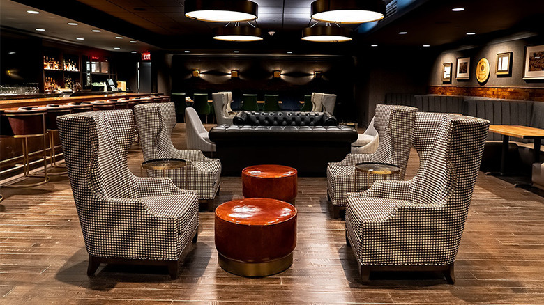 Bar and lounge at Jockey Silks Bourbon Bar