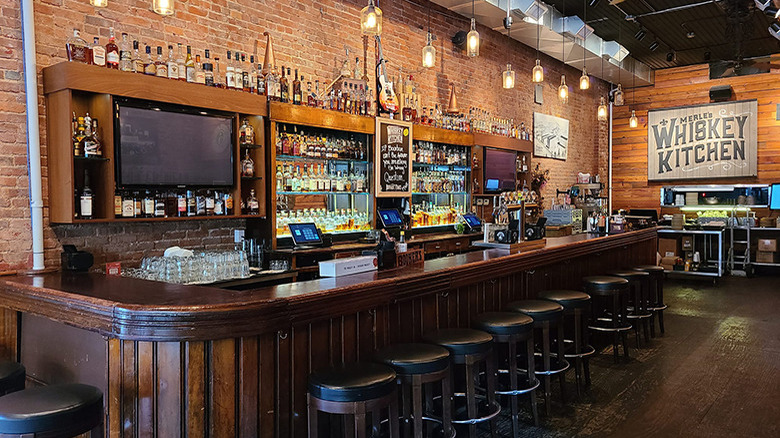 Bar at Merle's Whiskey Kitchen