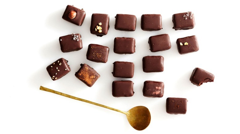 Fine and Raw chocolate truffles