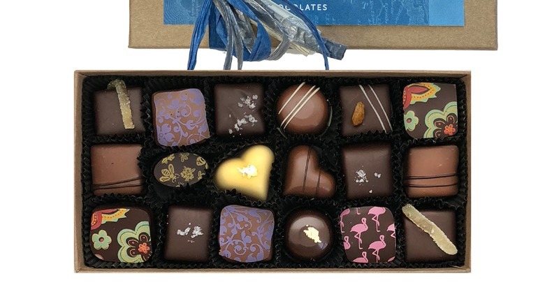 Box of Ragged Coast chocolates