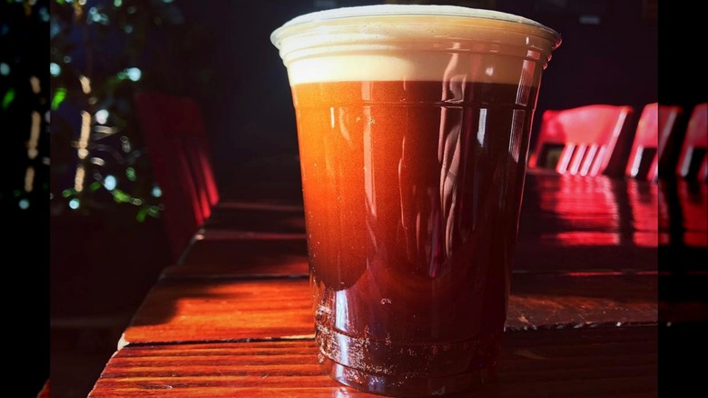 Nitro cold brew coffee