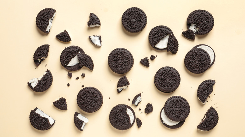 crushed oreo cookies