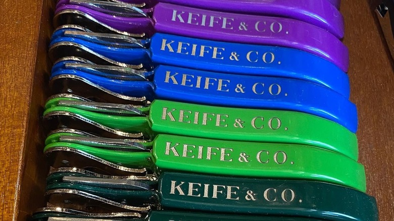 Keife & Co rainbow colored wine openers