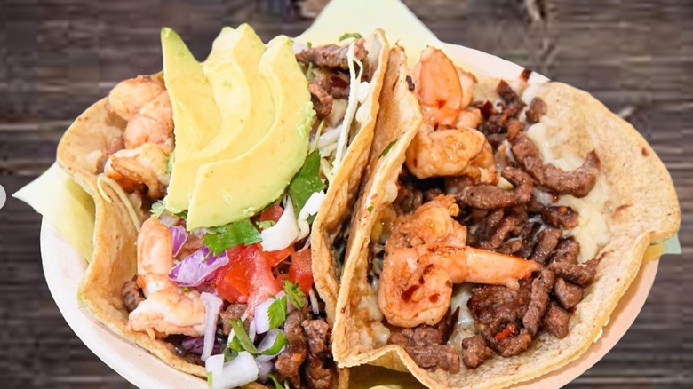 Oscar's surf and turf tacos