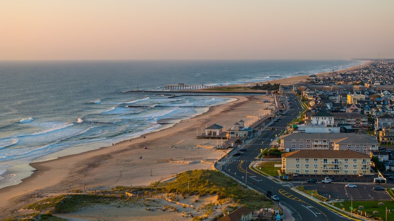 Belmar beach and coastline