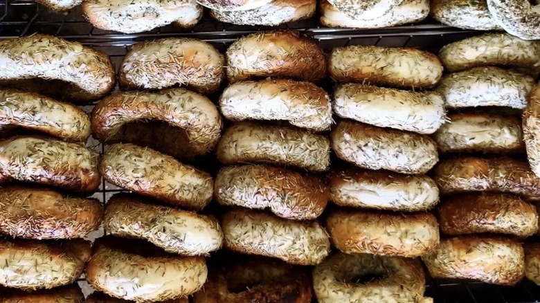 Myer's bagels in basket