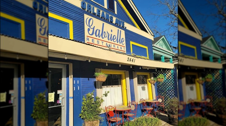 exterior of Gabrielle Restaurant