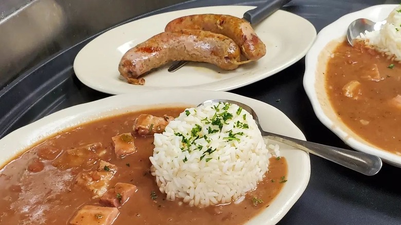 red beans sausage rice