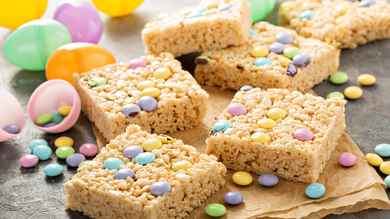 Easter rice krispies treats