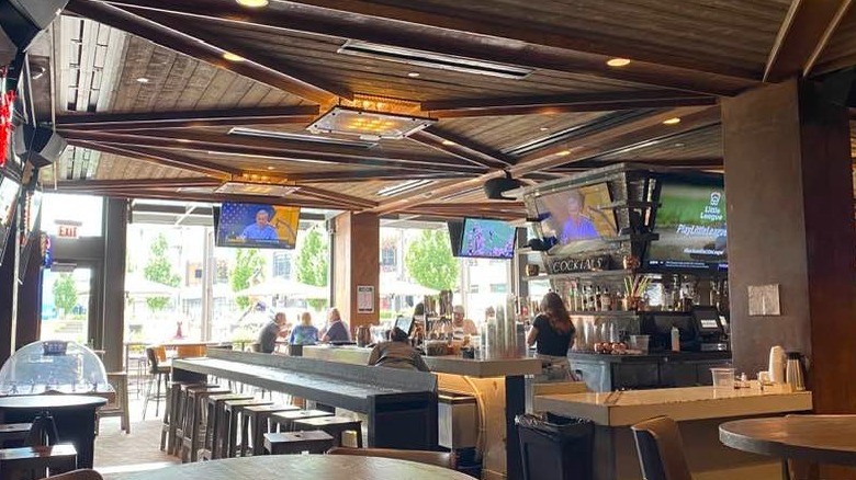 Interior of Budweiser Brickhouse Tavern