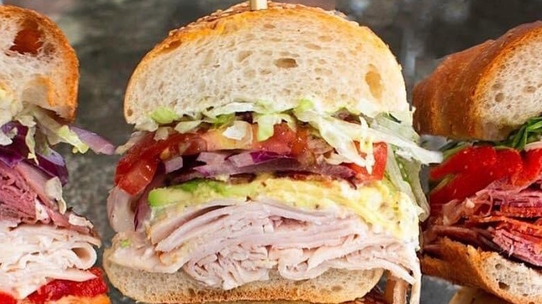 turkey avocado bacon sandwich