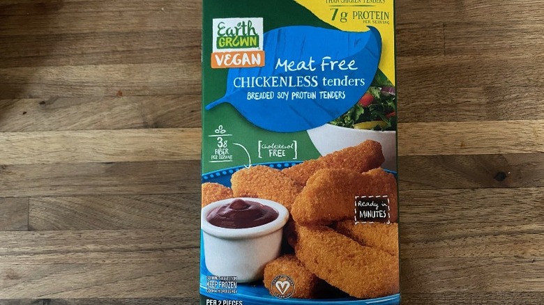 Frozen vegan chickenless tenders box