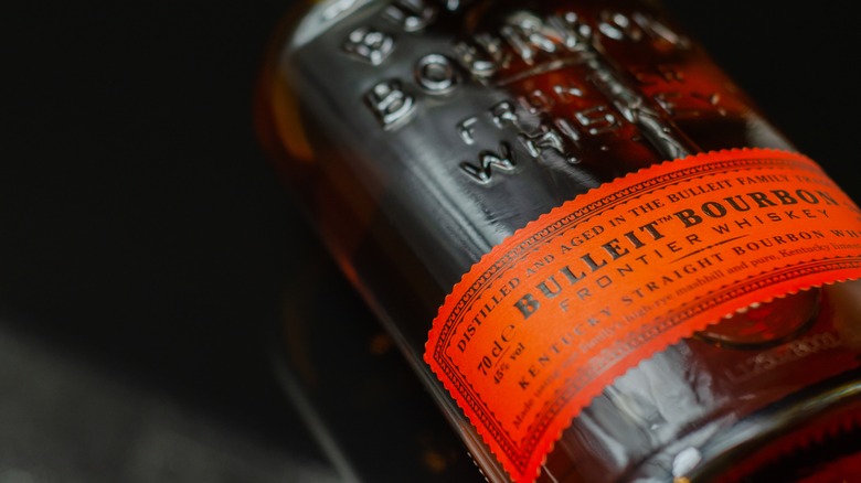 Bulleit Rye on table