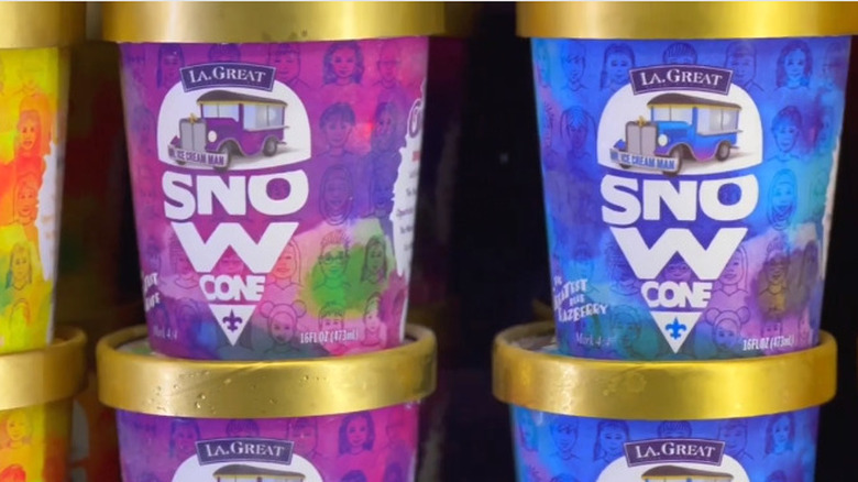 La Great Snowcones in freezer